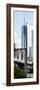 Brooklyn Bridge View and One World Trade Center, Fine Art Colors, Manhattan, NYC-Philippe Hugonnard-Framed Photographic Print