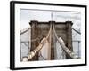 Brooklyn Bridge View-Philippe Hugonnard-Framed Photographic Print