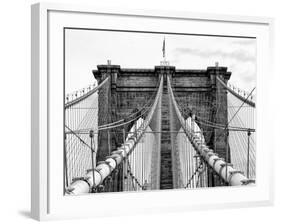 Brooklyn Bridge View-Philippe Hugonnard-Framed Photographic Print