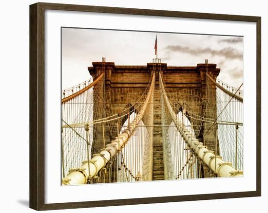 Brooklyn Bridge View-Philippe Hugonnard-Framed Photographic Print