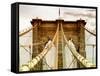 Brooklyn Bridge View-Philippe Hugonnard-Framed Stretched Canvas