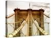 Brooklyn Bridge View-Philippe Hugonnard-Stretched Canvas