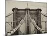 Brooklyn Bridge View-Philippe Hugonnard-Mounted Photographic Print