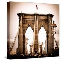 Brooklyn Bridge View-Philippe Hugonnard-Stretched Canvas