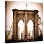 Brooklyn Bridge View-Philippe Hugonnard-Stretched Canvas