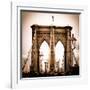 Brooklyn Bridge View-Philippe Hugonnard-Framed Photographic Print