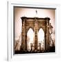 Brooklyn Bridge View-Philippe Hugonnard-Framed Photographic Print