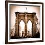 Brooklyn Bridge View-Philippe Hugonnard-Framed Photographic Print