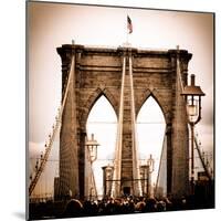 Brooklyn Bridge View-Philippe Hugonnard-Mounted Photographic Print