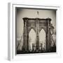 Brooklyn Bridge View-Philippe Hugonnard-Framed Photographic Print