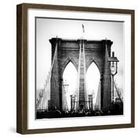 Brooklyn Bridge View-Philippe Hugonnard-Framed Photographic Print