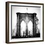 Brooklyn Bridge View-Philippe Hugonnard-Framed Photographic Print