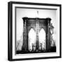 Brooklyn Bridge View-Philippe Hugonnard-Framed Photographic Print