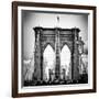 Brooklyn Bridge View-Philippe Hugonnard-Framed Photographic Print