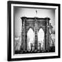 Brooklyn Bridge View-Philippe Hugonnard-Framed Photographic Print