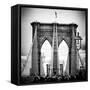 Brooklyn Bridge View-Philippe Hugonnard-Framed Stretched Canvas