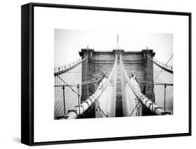 Brooklyn Bridge View-Philippe Hugonnard-Framed Stretched Canvas