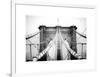 Brooklyn Bridge View-Philippe Hugonnard-Framed Art Print