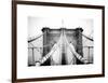 Brooklyn Bridge View-Philippe Hugonnard-Framed Art Print