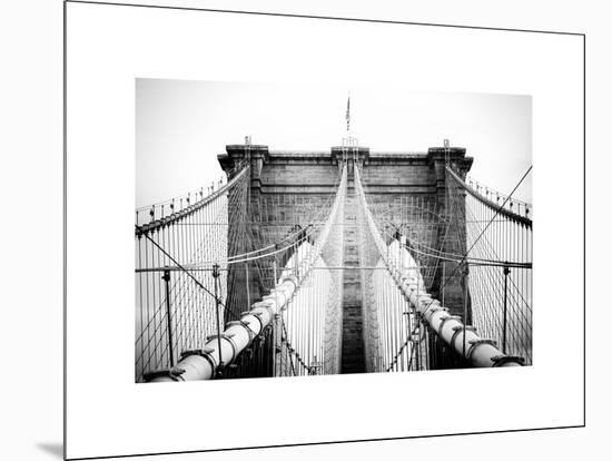 Brooklyn Bridge View-Philippe Hugonnard-Mounted Art Print