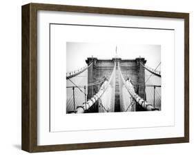 Brooklyn Bridge View-Philippe Hugonnard-Framed Art Print