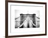 Brooklyn Bridge View-Philippe Hugonnard-Framed Art Print