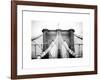 Brooklyn Bridge View-Philippe Hugonnard-Framed Art Print