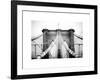 Brooklyn Bridge View-Philippe Hugonnard-Framed Art Print