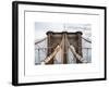 Brooklyn Bridge View-Philippe Hugonnard-Framed Premium Giclee Print