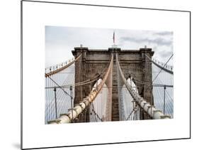 Brooklyn Bridge View-Philippe Hugonnard-Mounted Art Print