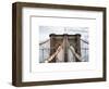 Brooklyn Bridge View-Philippe Hugonnard-Framed Art Print