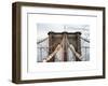 Brooklyn Bridge View-Philippe Hugonnard-Framed Art Print