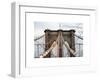 Brooklyn Bridge View-Philippe Hugonnard-Framed Art Print