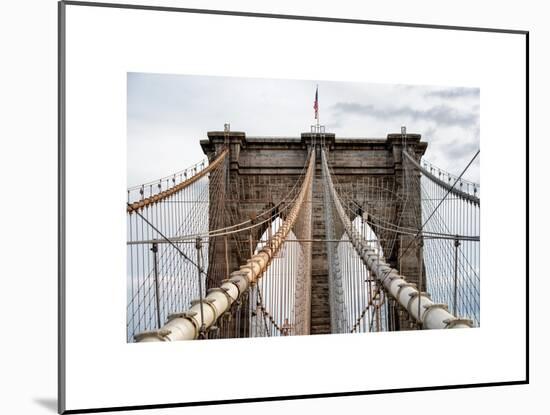 Brooklyn Bridge View-Philippe Hugonnard-Mounted Art Print