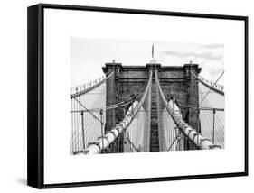 Brooklyn Bridge View-Philippe Hugonnard-Framed Stretched Canvas