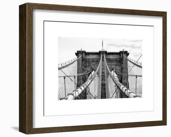 Brooklyn Bridge View-Philippe Hugonnard-Framed Art Print