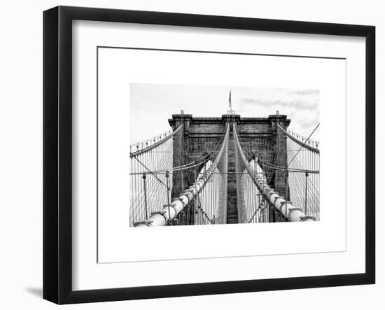 Brooklyn Bridge View-Philippe Hugonnard-Framed Art Print