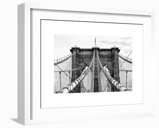 Brooklyn Bridge View-Philippe Hugonnard-Framed Art Print