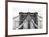 Brooklyn Bridge View-Philippe Hugonnard-Framed Art Print