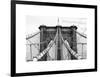 Brooklyn Bridge View-Philippe Hugonnard-Framed Art Print