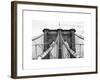 Brooklyn Bridge View-Philippe Hugonnard-Framed Art Print