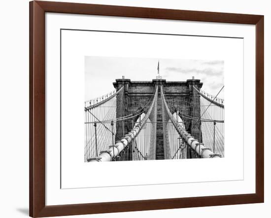 Brooklyn Bridge View-Philippe Hugonnard-Framed Art Print