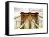 Brooklyn Bridge View-Philippe Hugonnard-Framed Stretched Canvas