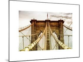 Brooklyn Bridge View-Philippe Hugonnard-Mounted Art Print