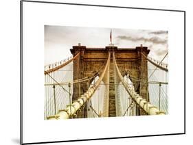 Brooklyn Bridge View-Philippe Hugonnard-Mounted Art Print