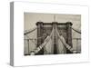 Brooklyn Bridge View-Philippe Hugonnard-Stretched Canvas