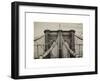 Brooklyn Bridge View-Philippe Hugonnard-Framed Art Print