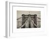 Brooklyn Bridge View-Philippe Hugonnard-Framed Art Print