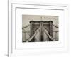 Brooklyn Bridge View-Philippe Hugonnard-Framed Art Print