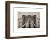 Brooklyn Bridge View-Philippe Hugonnard-Framed Art Print